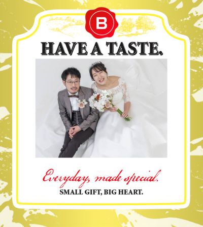 結婚式のプチギフトとして用意させていただきました♪