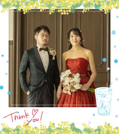 結婚式のプチギフトとして用意させていただきました♪