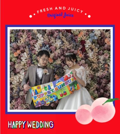 結婚式のプチギフトとして用意させていただきました♪