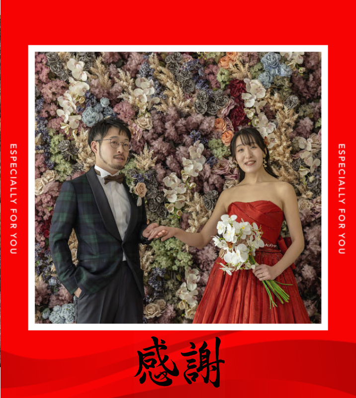 結婚式のプチギフトとして用意させていただきました♪