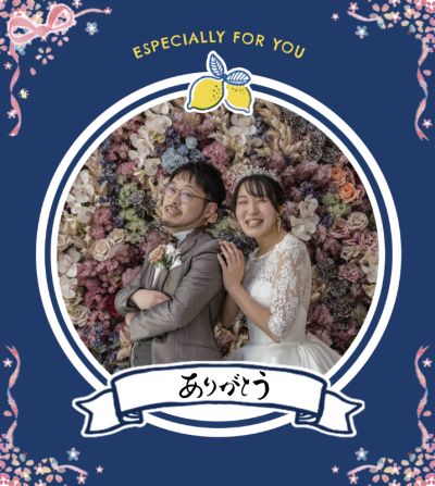 結婚式のプチギフトとして用意させていただきました♪