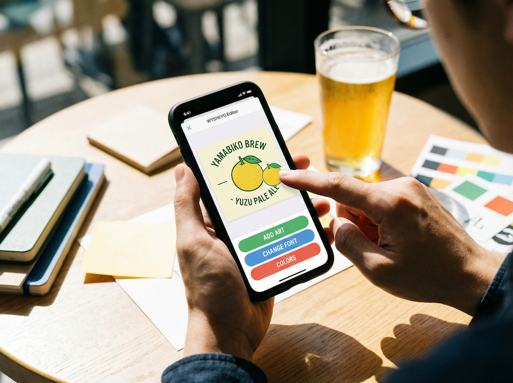 スマホで簡単作成