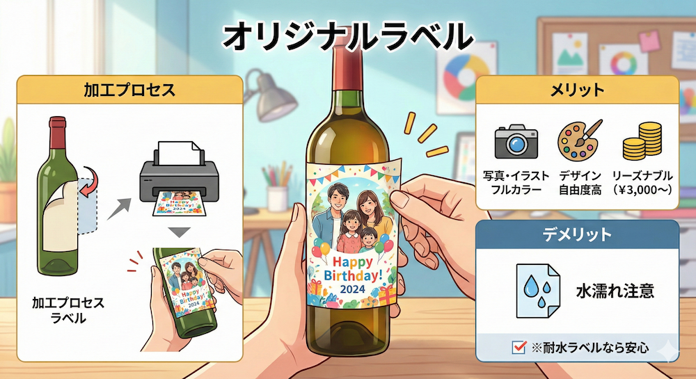 オリジナルラベルボトル