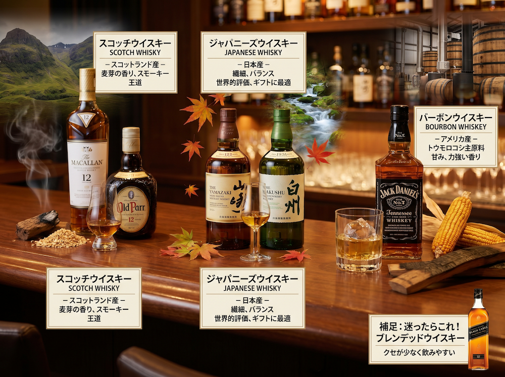 ウイスキー樽と蒸留所
