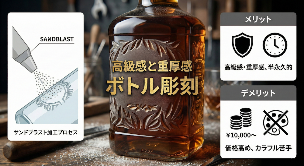 彫刻ボトル