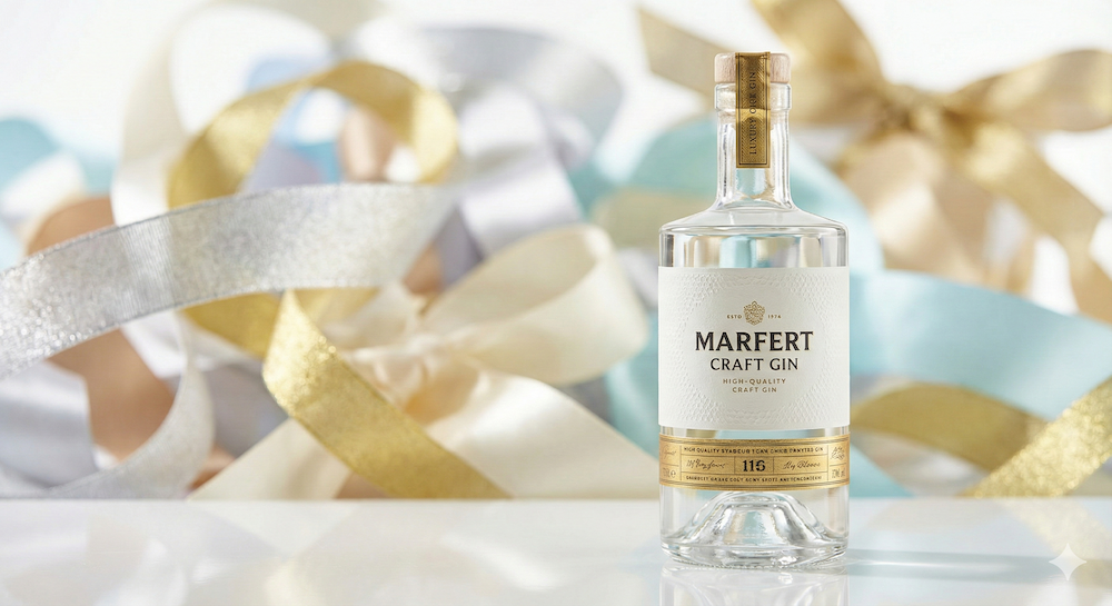 美しいボトルのジン