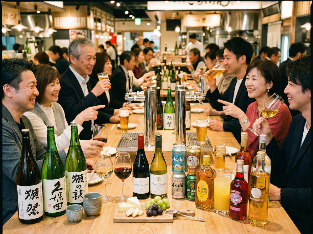 お酒の好みをリサーチ