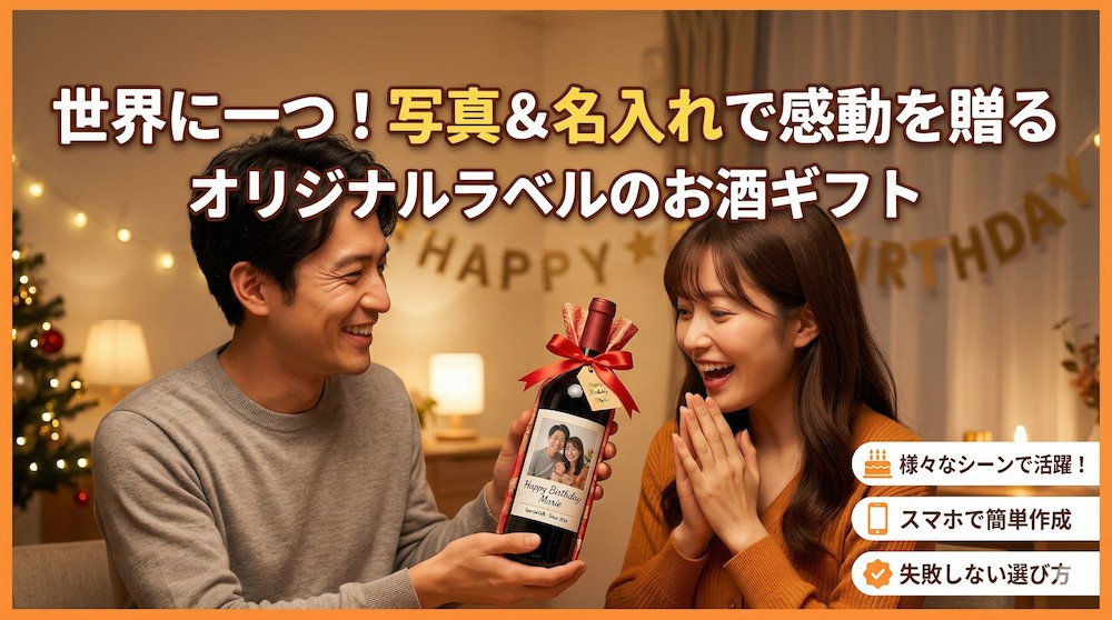 世界に一つのプレゼント！オリジナルラベルのお酒おすすめ比較＆作り方