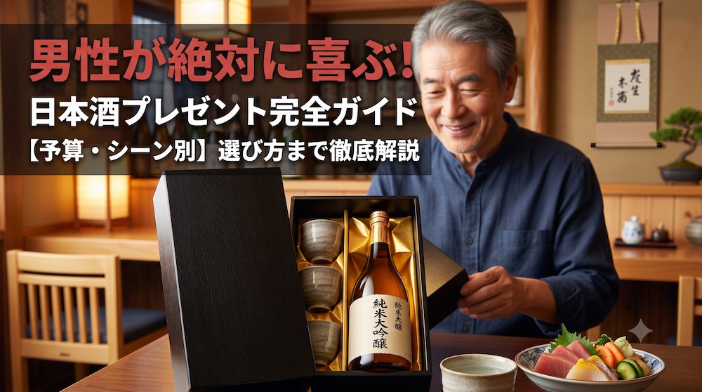 男性が絶対に喜ぶ日本酒プレゼント！予算・シーン別の選び方とおすすめ銘柄【完全ガイド】