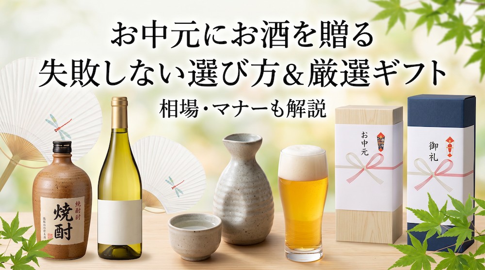 お世話になった方へ贈る！お中元におすすめのお酒ギフト厳選ガイド【相場・マナーも解説】