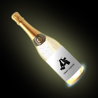 光るスパークリング 【光る】オリジナルスパークリング 金箔入り