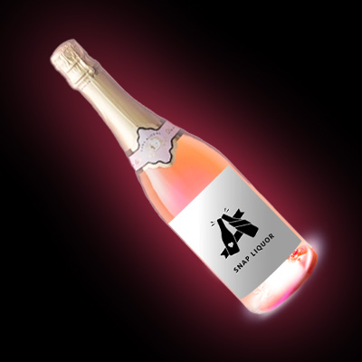 光るノンアルコール シャンパン 【光る】ノンアルコール スパークリング ロゼ