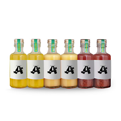 オリジナルジュース180ml  オリジナルジュース 180ml  6本（牛窓レモン＆はちみつ、清水白桃、ピオーネ 各2本 ）