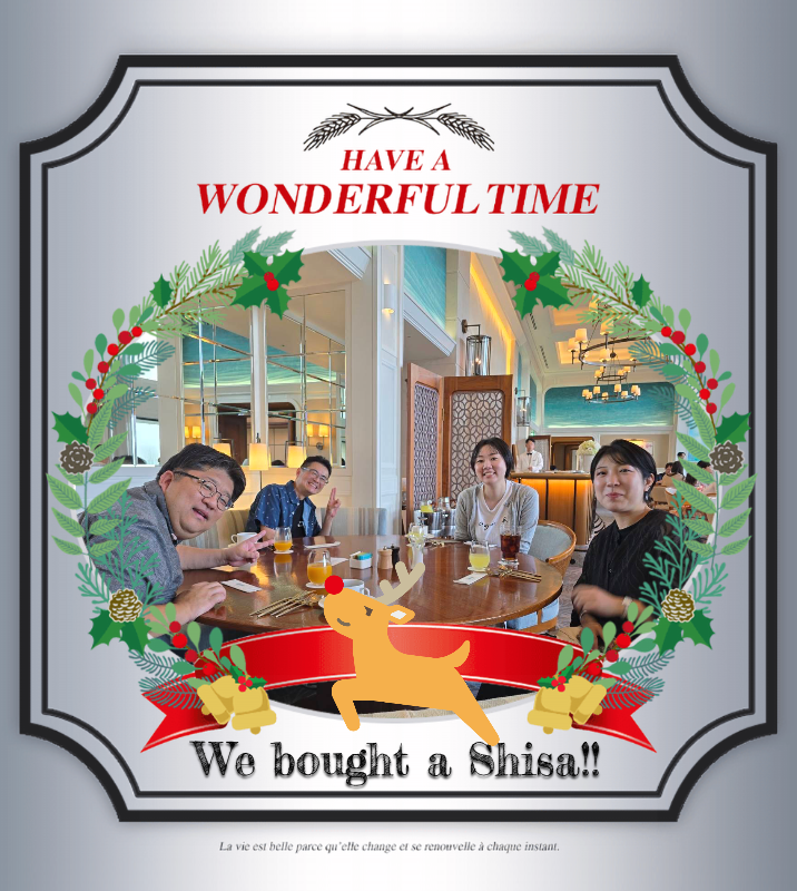 オリジナルクリスマスギフトのラベルサンプル13350