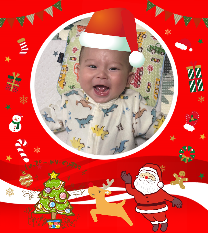 オリジナルクリスマスギフトのラベルサンプル13363