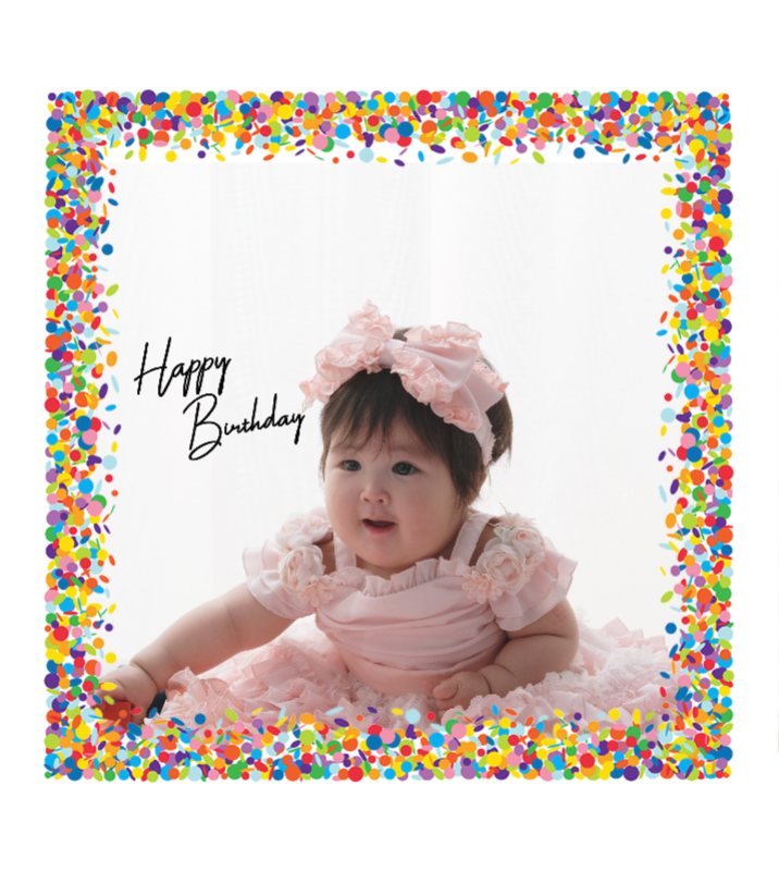 オリジナル誕生日ギフトのラベルサンプル12884