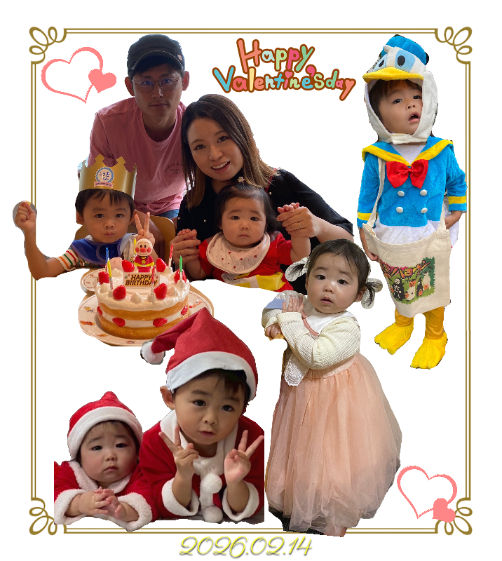 オリジナルバレンタインデーギフトのラベルサンプル13567