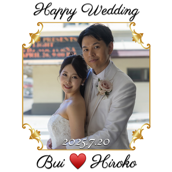 オリジナル結婚式ギフトのラベルサンプル12067