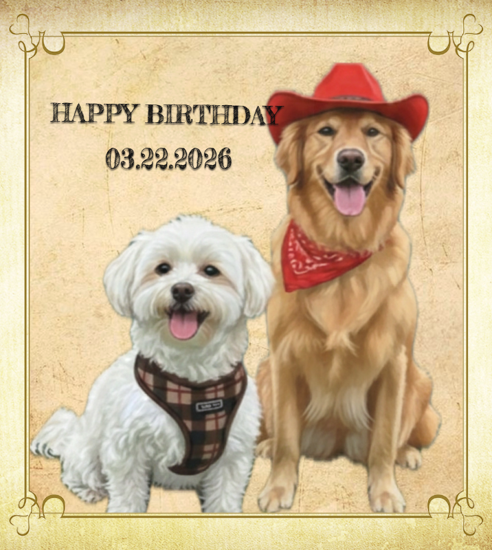 オリジナル誕生日ギフトのラベルサンプル13555