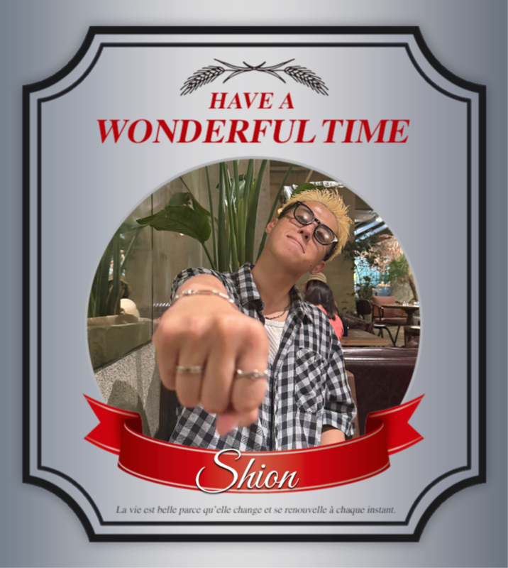 オリジナル記念日ギフトのラベルサンプル12899