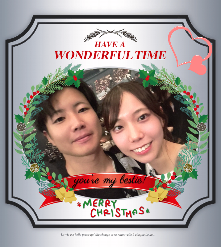 オリジナルクリスマスギフトのラベルサンプル13361