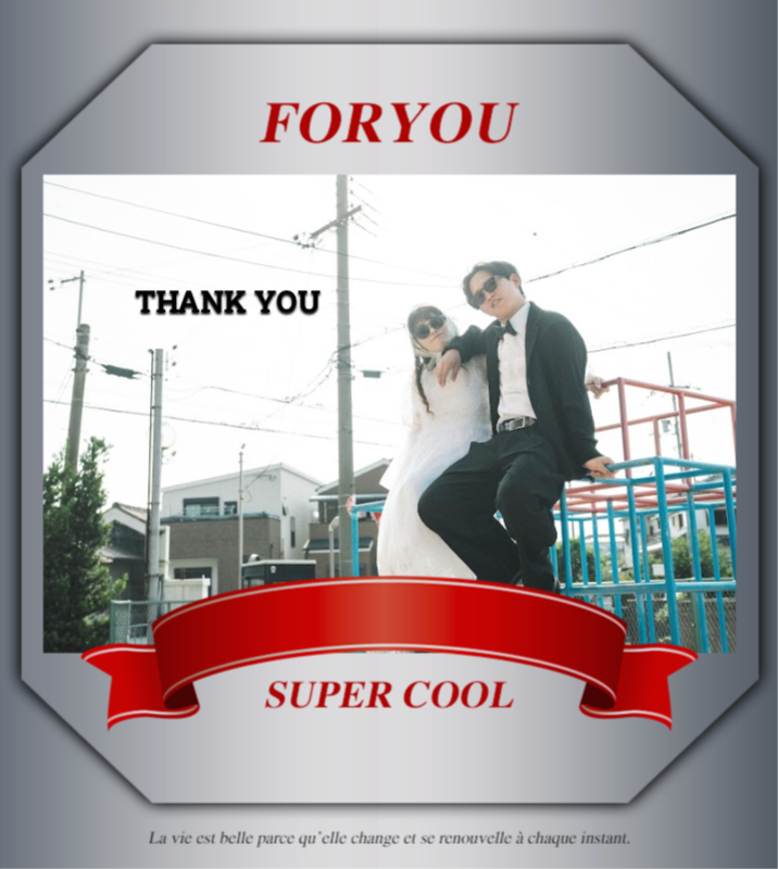 オリジナル結婚式ギフトのラベルサンプル12882