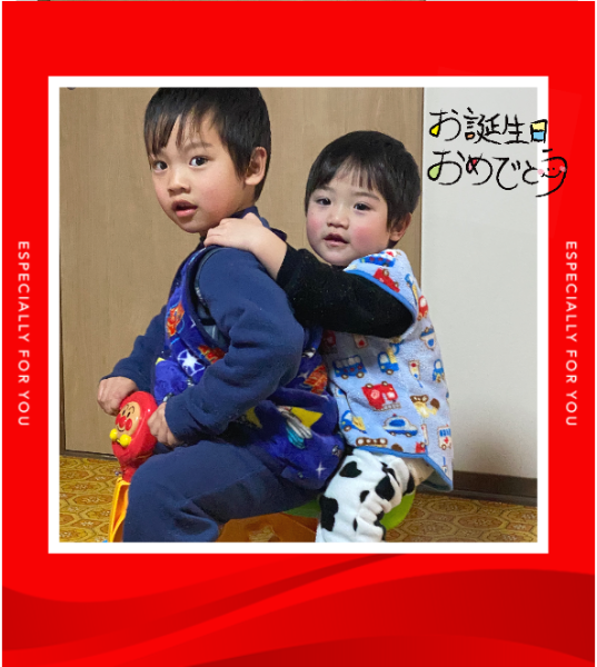 オリジナル誕生日ギフトのラベルサンプル10849