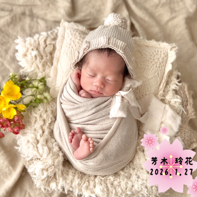 オリジナル誕生日ギフトのラベルサンプル13529