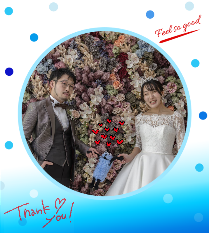 オリジナル結婚式ギフトのラベルサンプル13585