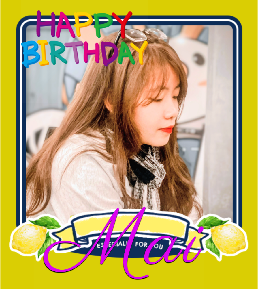 オリジナル誕生日ギフトのラベルサンプル13011